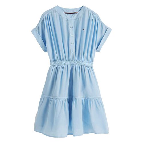 Tommy Hilfiger Half Button Flare Dress SS 3-7Y
